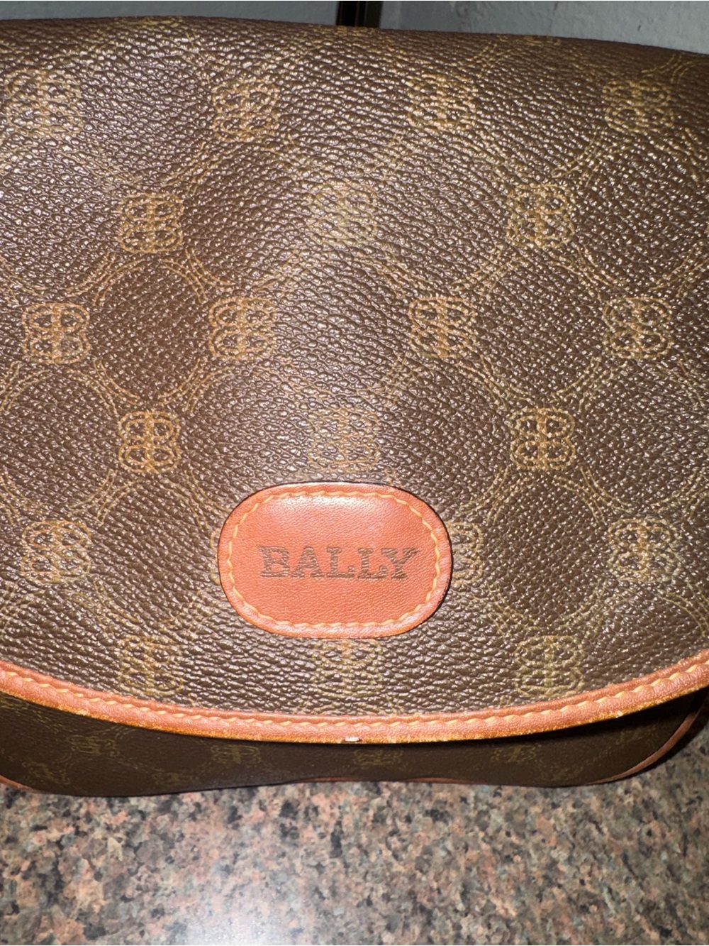 BALLY Monogram Saddle Crossbody Bag - Picture 3 of 13